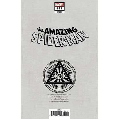 [FOIL] AMAZING SPIDER-MAN #121 FACSIMILE EDITION UNKNOWN COMICS JOHN ROMITA EXCLUSIVE VAR (06/14/2023)
