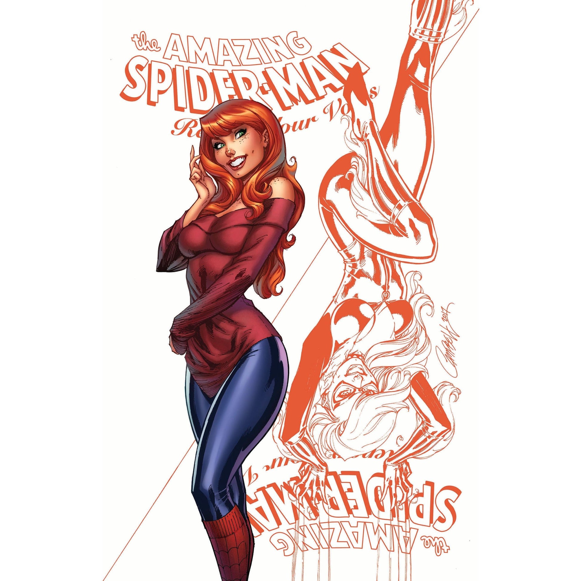 AMAZING SPIDER-MAN RENEW YOUR VOWS #13 LEG UNKNOWN COMIC BOOKS EXCLUSIVE J. SCOTT CAMPBELL MJ 11/22/2017 - Plastic Empire