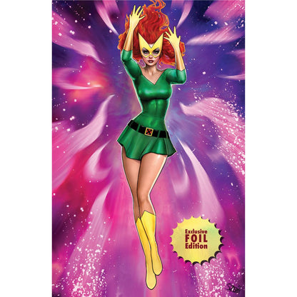[Signed by Nathan Szerdy] [FOIL] PHOENIX #1 UNKNOWN COMICS NATHAN SZERDY MARVEL GIRL VIRGIN EXCLUSIVE SDCC 2024 VAR [IN STOCK]