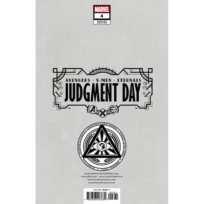 A.X.E.: JUDGMENT DAY #4 [AXE] UNKNOWN COMICS DAVID NAKAYAMA HELLFIRE EXCLUSIVE VIRGIN VAR (09/14/2022)