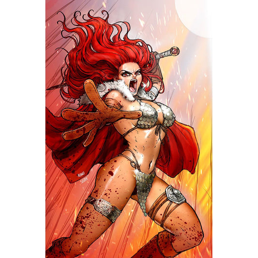 RED SONJA 2023 #3 UNKNOWN COMICS ANNA ZHUO EXCLUSIVE VIRGIN VAR (10/04/2023)