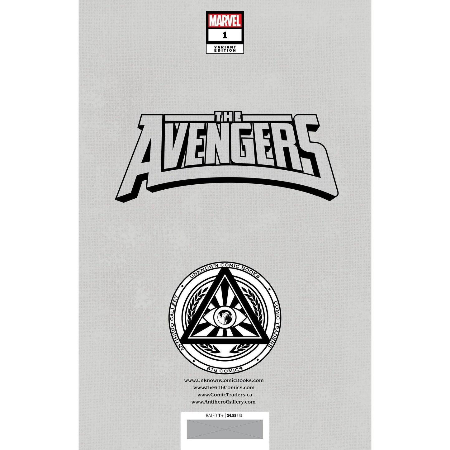 [Signed by Nathan Szerdy] AVENGERS #1 UNKNOWN COMICS NATHAN SZERDY EXCLUSIVE VIRGIN VAR [IN STOCK]