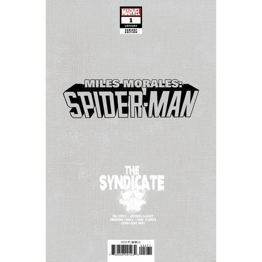 MILES MORALES: SPIDER-MAN #1 MARCO TURINI 616 EXCLUSIVE VAR (12/21/2022)