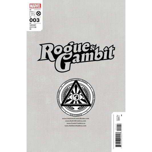 ROGUE & GAMBIT #3 UNKNOWN COMICS IVAN TAO EXCLUSIVE VIRGIN VAR (05/10/2023) - Plastic Empire