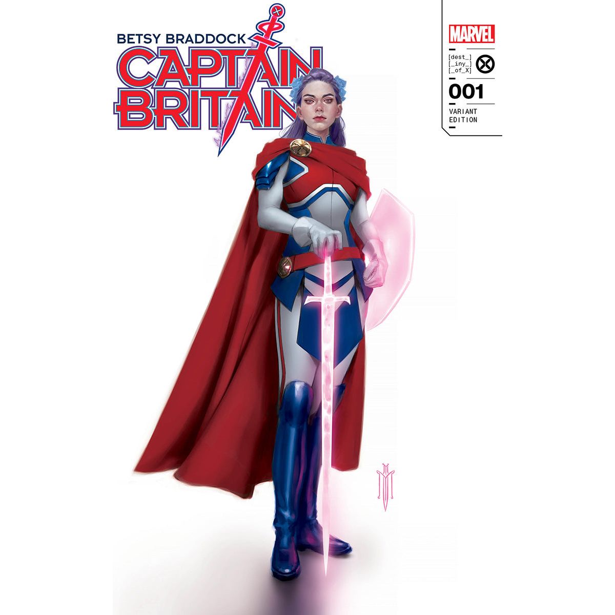 BETSY BRADDOCK: CAPTAIN BRITAIN #1 UNKNOWN COMICS MIGUEL MERCADO EXCLUSIVE VOGUE VAR (02/22/2023) - Plastic Empire