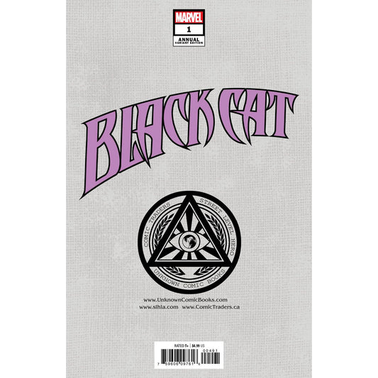 BLACK CAT ANNUAL #1 UNKNOWN COMICS STEPHEN SEGOVIA EXCLUSIVE VAR INFD (06/30/2021) - Plastic Empire