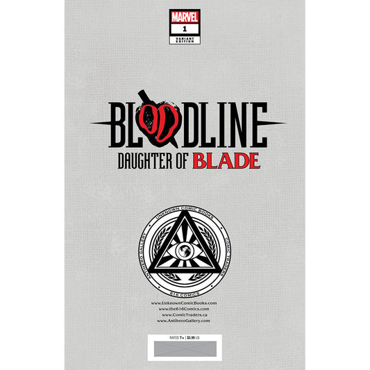 BLOODLINE: DAUGHTER OF BLADE #1 UNKNOWN COMICS SERGIO DAVILA EXCLUSIVE VAR (02/01/2023) - Plastic Empire