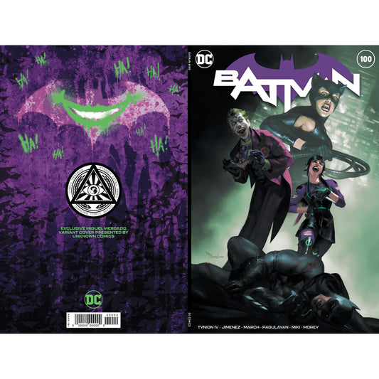 BATMAN #100 UNKNOWN COMICS MIGUEL MERCADO EXCLUSIVE VAR (JOKER WAR) (10/06/2020) - Plastic Empire