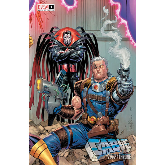 Cable: Love & Chrome #1 Unknown Comics Tyler Kirkham Connecting Cover Exclusive Var (01/01/2025)