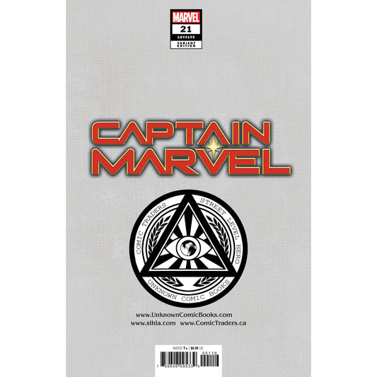 CAPTAIN MARVEL #21 UNKNOWN COMICS MARCO MASTRAZZO EXCLUSIVE VAR (09/09/2020)