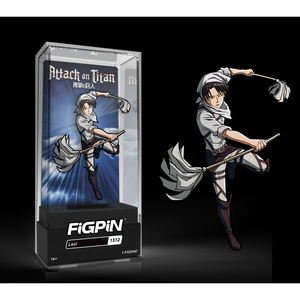 FIGPIN ATTACK ON TITAN CLEANING LEVI EXCLUSIVE #1312 LE 1000 IN STOCK