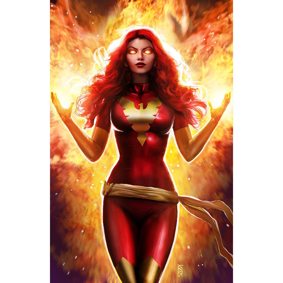 [Signed by Nathan Szerdy] X-MEN #101 FACSIMILE EDITION UNKNOWN COMICS NATHAN SZERDY EXCLUSIVE RED VIRGIN CONVENTION VAR [IN STOCK]
