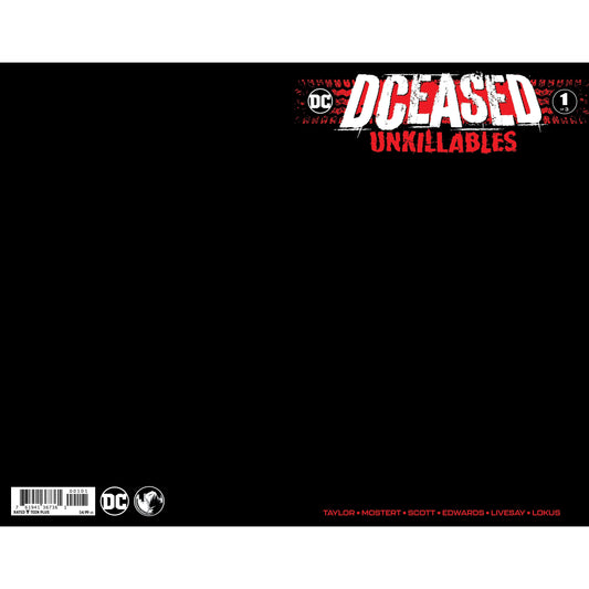 DCEASED UNKILLABLES #1 (OF 3) UNKNOWN COMICS BLACK BLANK EXCLUSIVE VAR (02/19/2020)
