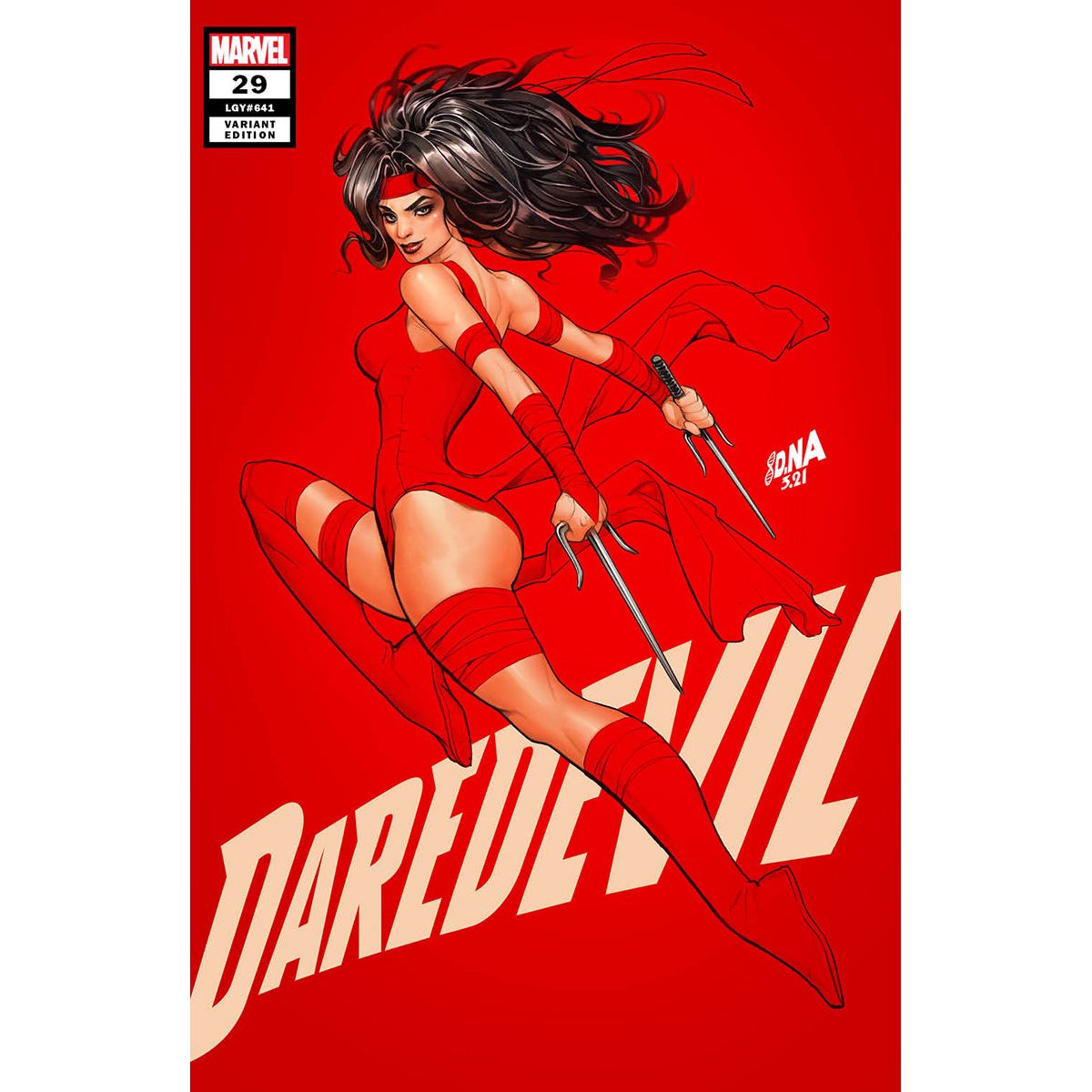 DAREDEVIL #29 UNKNOWN COMICS DAVID NAKAYAMA EXCLUSIVE COLOR BLEED VAR (04/14/2021)