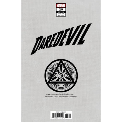 DAREDEVIL #29 UNKNOWN COMICS DAVID NAKAYAMA EXCLUSIVE COLOR BLEED VAR (04/14/2021)
