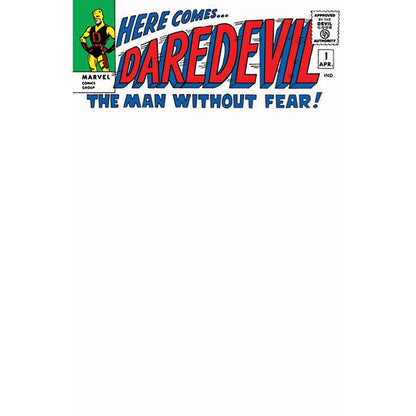 DAREDEVIL #1 FACSIMILE BLANK UNKNOWN COMICS EXCLUSIVE EDITION (02/26/2025) - Plastic Empire