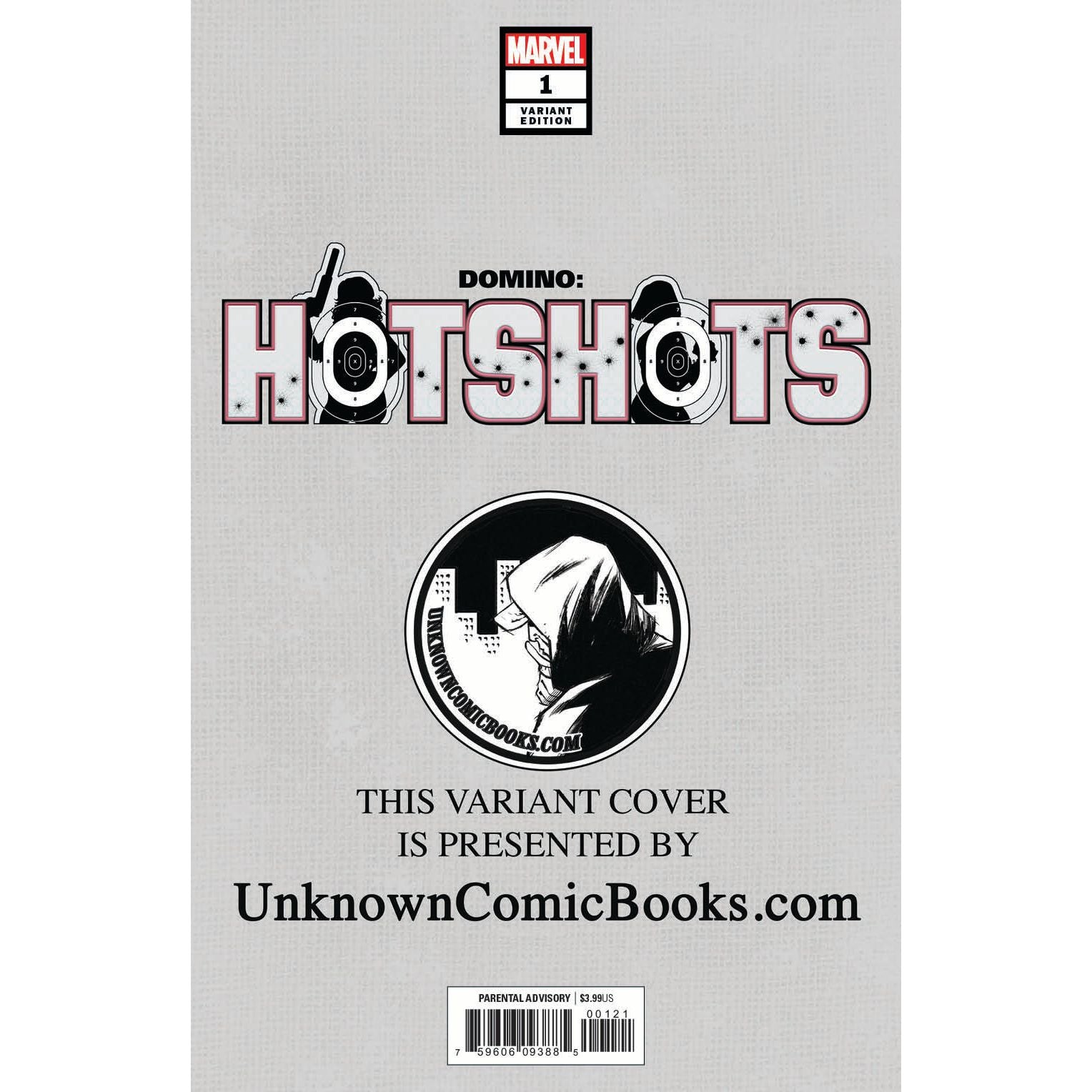 DOMINO HOTSHOTS #1 (OF 5) UNKNOWN COMIC BOOKS ECCC EXCLUSIVE 3/20/2019 - Plastic Empire