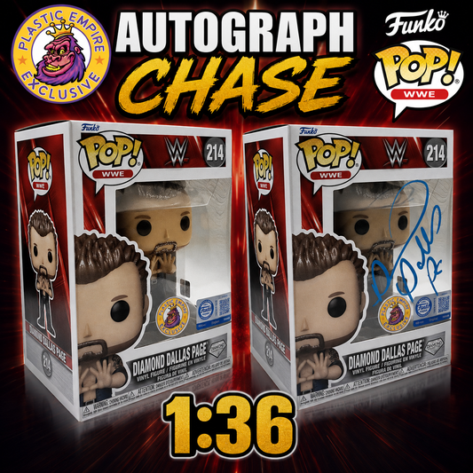 Funko Pop WWE "Diamond Edition" Diamond Dallas Page Plastic Empire / Toy Temple Shared Exclusive DDP