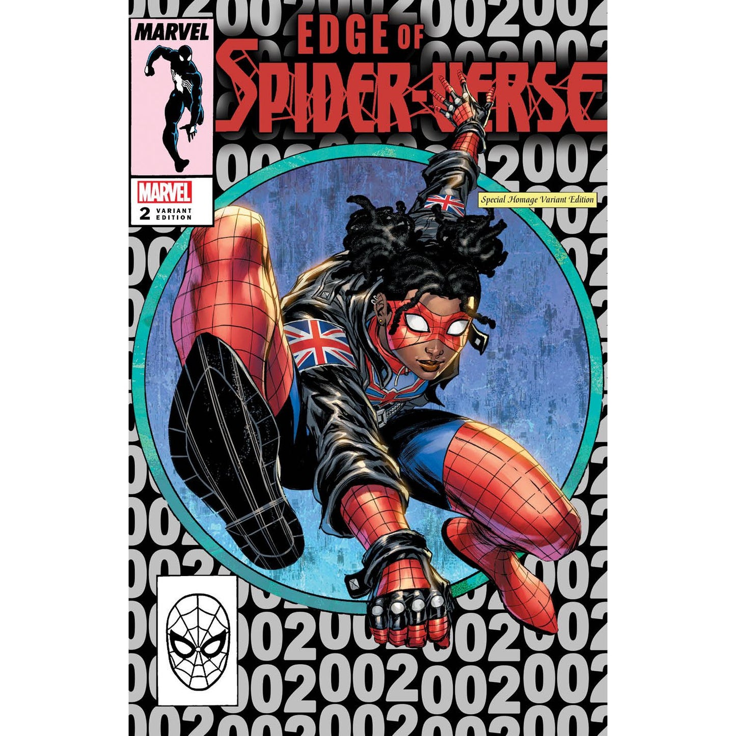 EDGE OF SPIDER-VERSE #2 UNKNOWN COMICS TYLER KIRKHAM EXCLUSIVE NYCC 2022 SILVER VAR (11/02/2022) - Plastic Empire