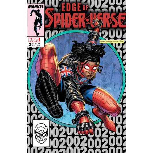 EDGE OF SPIDER-VERSE #2 UNKNOWN COMICS TYLER KIRKHAM EXCLUSIVE NYCC 2022 SILVER VAR (11/02/2022) - Plastic Empire