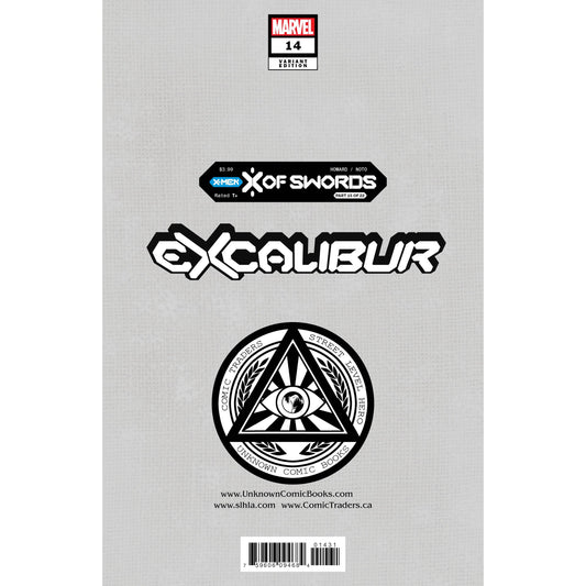 EXCALIBUR #14 UNKNOWN COMICS LUCAS WERNECK EXCLUSIVE VIRGIN VAR XOS (11/11/2020) - Plastic Empire