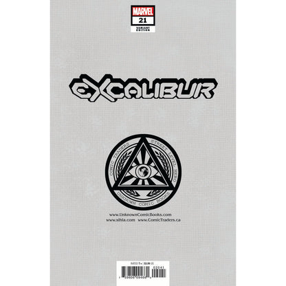 EXCALIBUR #21 UNKNOWN COMICS DAVID NAKAYAMA EXCLUSIVE VIRGIN VAR GALA (06/09/2021) - Plastic Empire