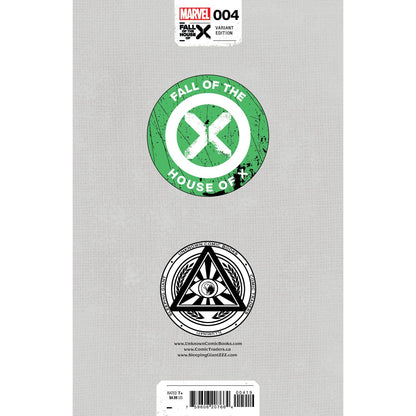 [Signed by Kaare Andrews] FALL OF THE HOUSE OF X #4 UNKNOWN COMICS KAARE ANDREWS EXCLUSIVE VIRGIN VAR [FHX] [IN STOCK]