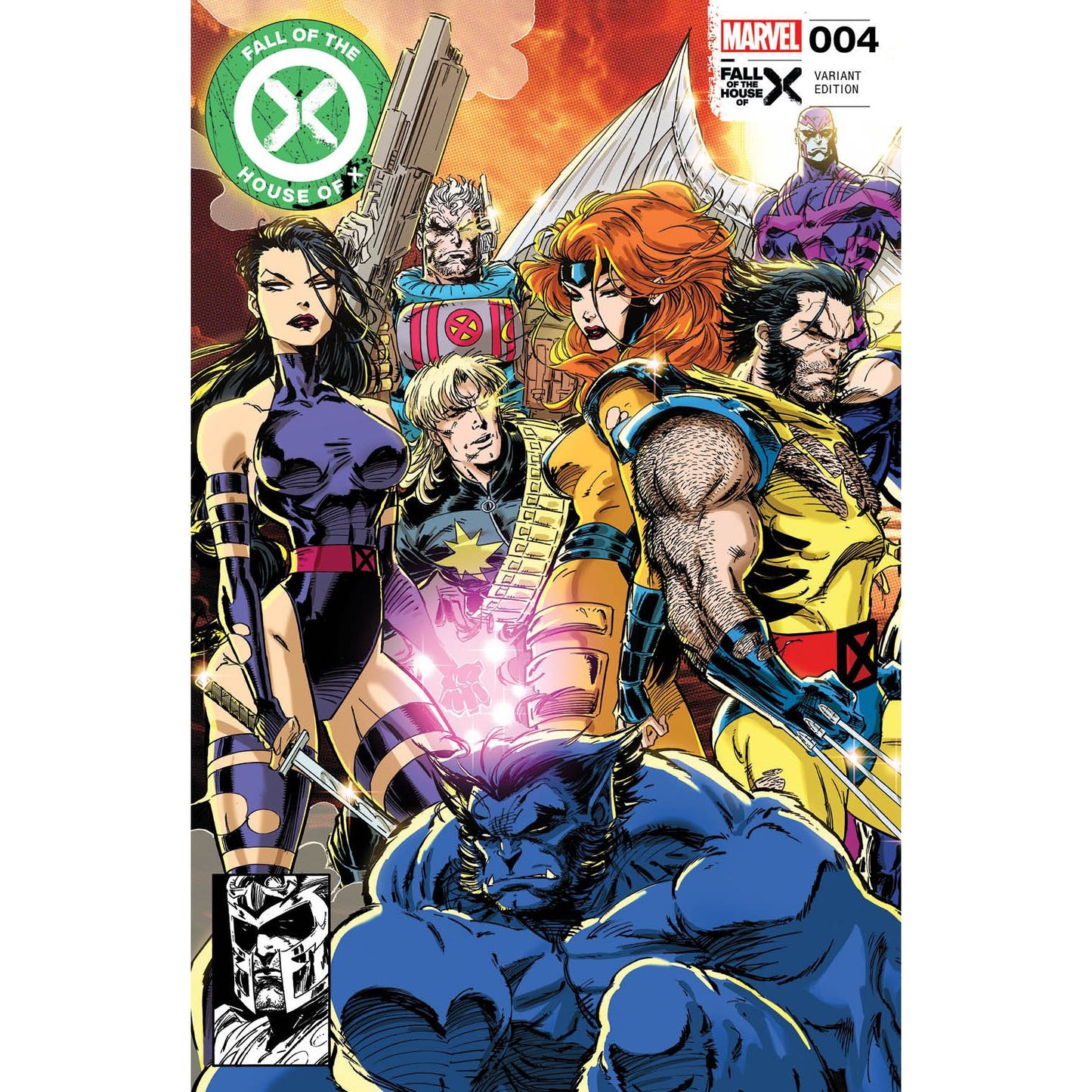 [2 Pack] Kaare Andrews Fall Of The House Of X #4 / Rise Of The Powers Of X #4 Exclusive Connecting Var [Fhx] (04/24/2024)