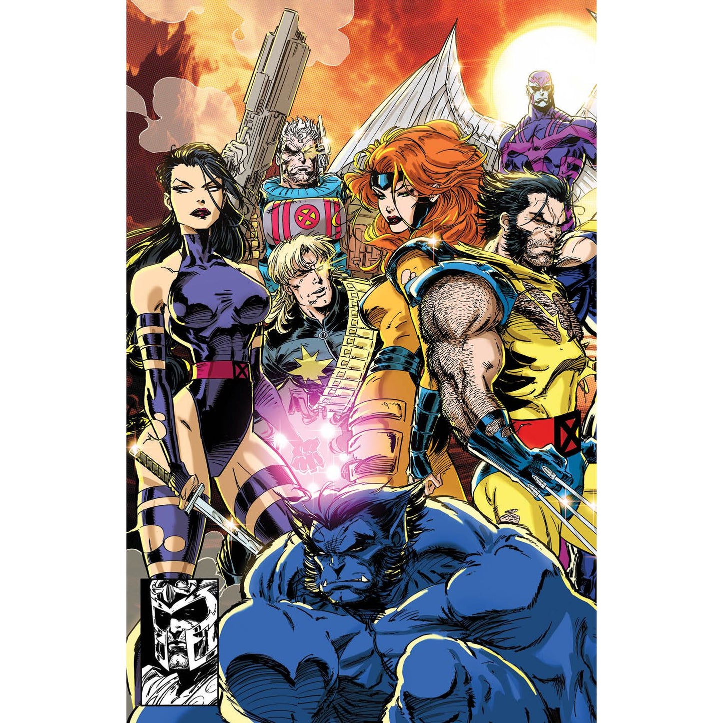 [Signed by Kaare Andrews] FALL OF THE HOUSE OF X #4 UNKNOWN COMICS KAARE ANDREWS EXCLUSIVE VIRGIN VAR [FHX] [IN STOCK]