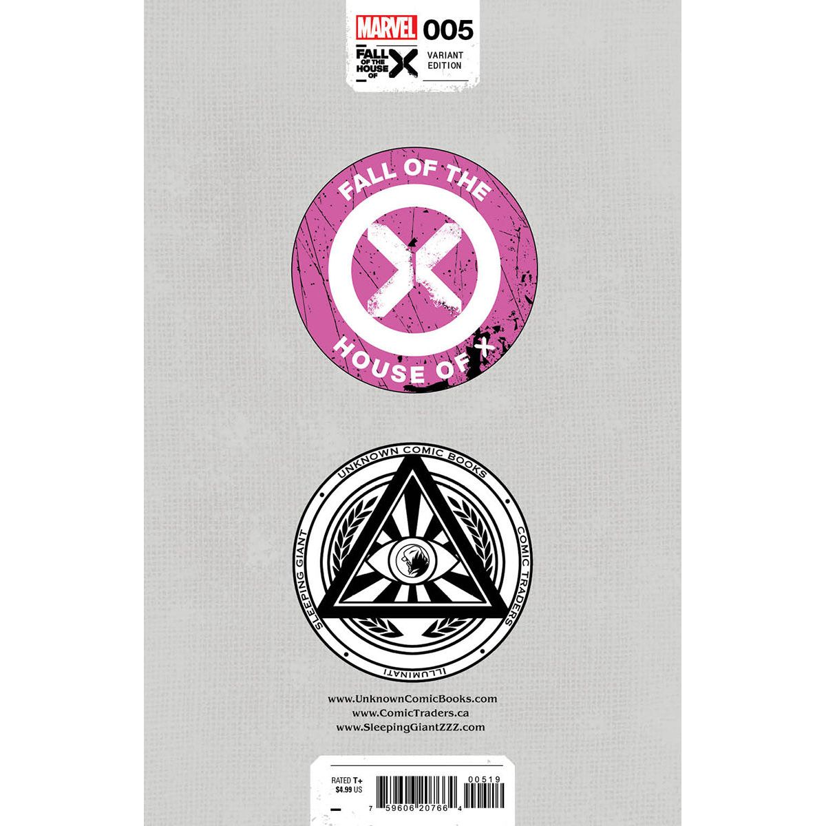 [2 Pack] Fall Of The House Of X #5 Unknown Comics Miguel Mercado Exclusive Var [Fhx] (05/22/2024)