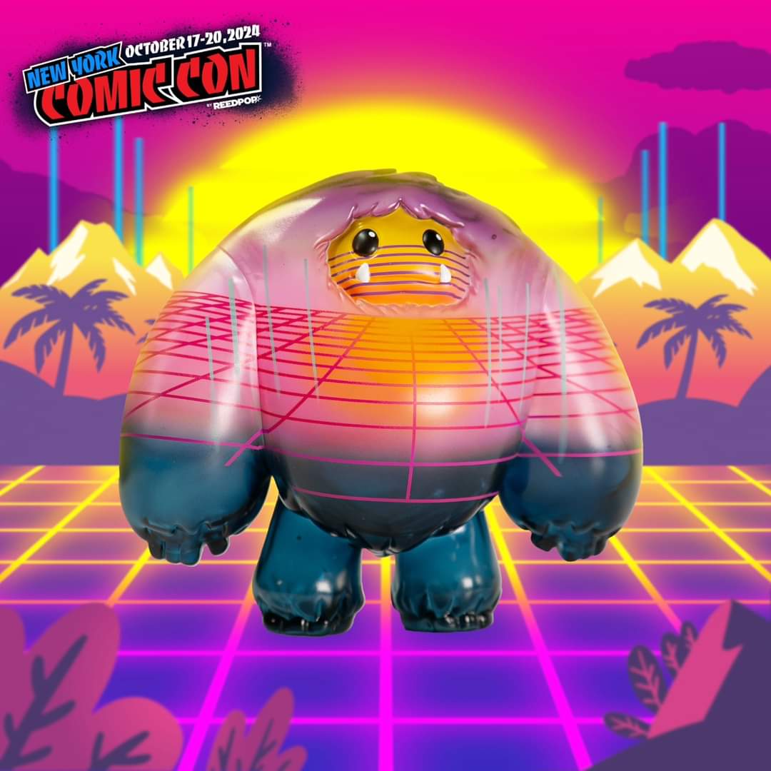 NYCC 2024 Limited Edition Retrowave Chomp Exclusive Vinyl Figure LE 500