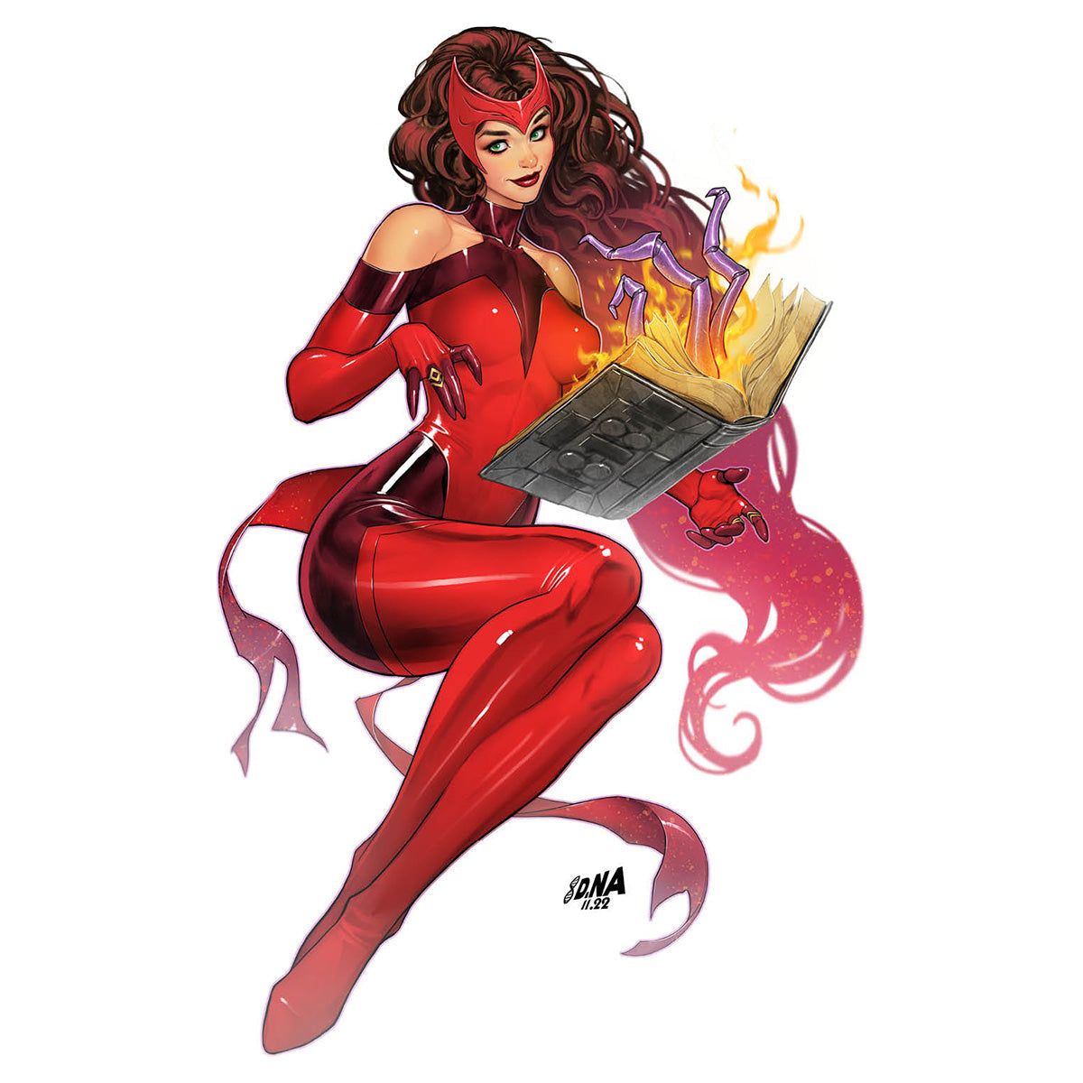 [FOIL] SCARLET WITCH #1 UNKNOWN COMICS DAVID NAKAYAMA EXCLUSIVE VIRGIN VAR (06/12/2024)