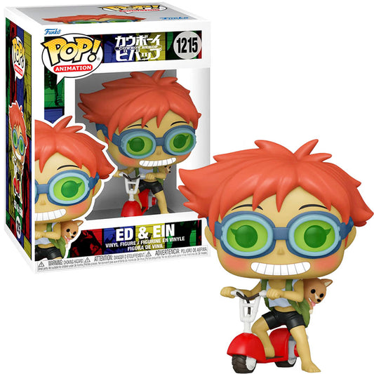 Funko Pop! Cowboy Bebop Ed and Ein on scooter #1215 in stock
