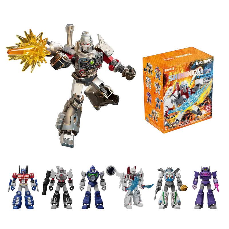 Blokees Transformers Shining Version Series 04 Spark of Deception Model Kit Blind Box
