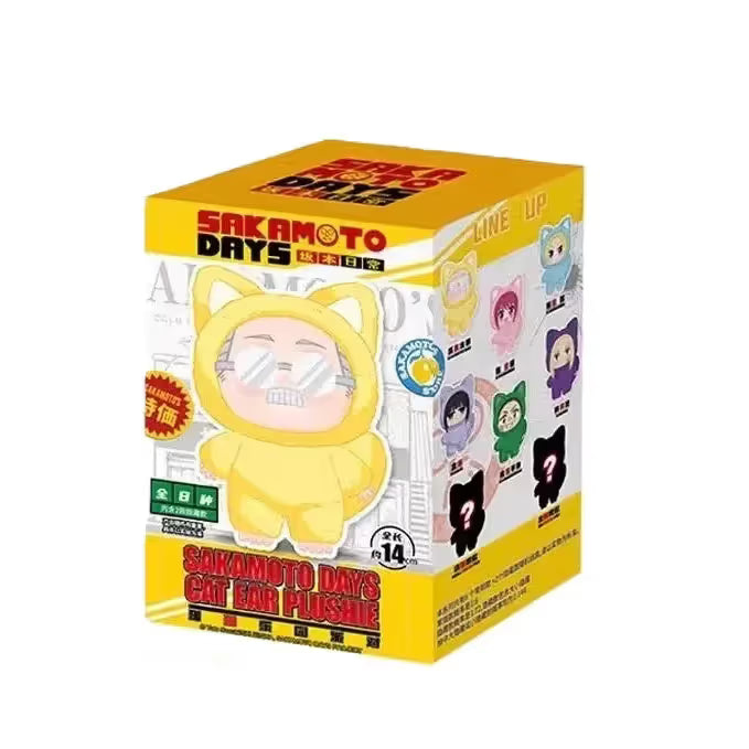 EAKI Sakamoto Days Cat Ear Plushies Series Blind Box - Plastic Empire