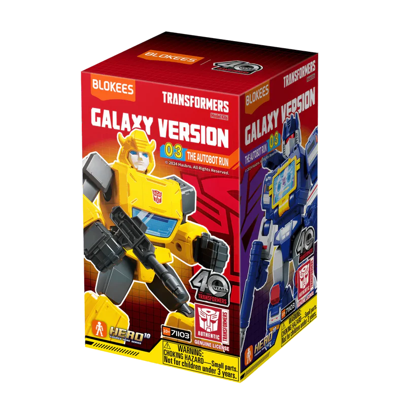 Blokees Transformers Galaxy Version Series 03 The Autobot Run Model Kit Blind Box