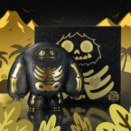 Abominable Toys Chomp Gold Skeleton Ltd Ed 250
