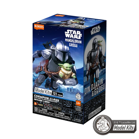 Blokees Champion Class 05 Star Wars Mandalorian and Grogu Model Kit