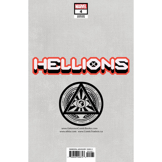 HELLIONS #4 UNKNOWN COMICS JAY ANACLETO EXCLUSIVE VAR (09/16/2020) - Plastic Empire