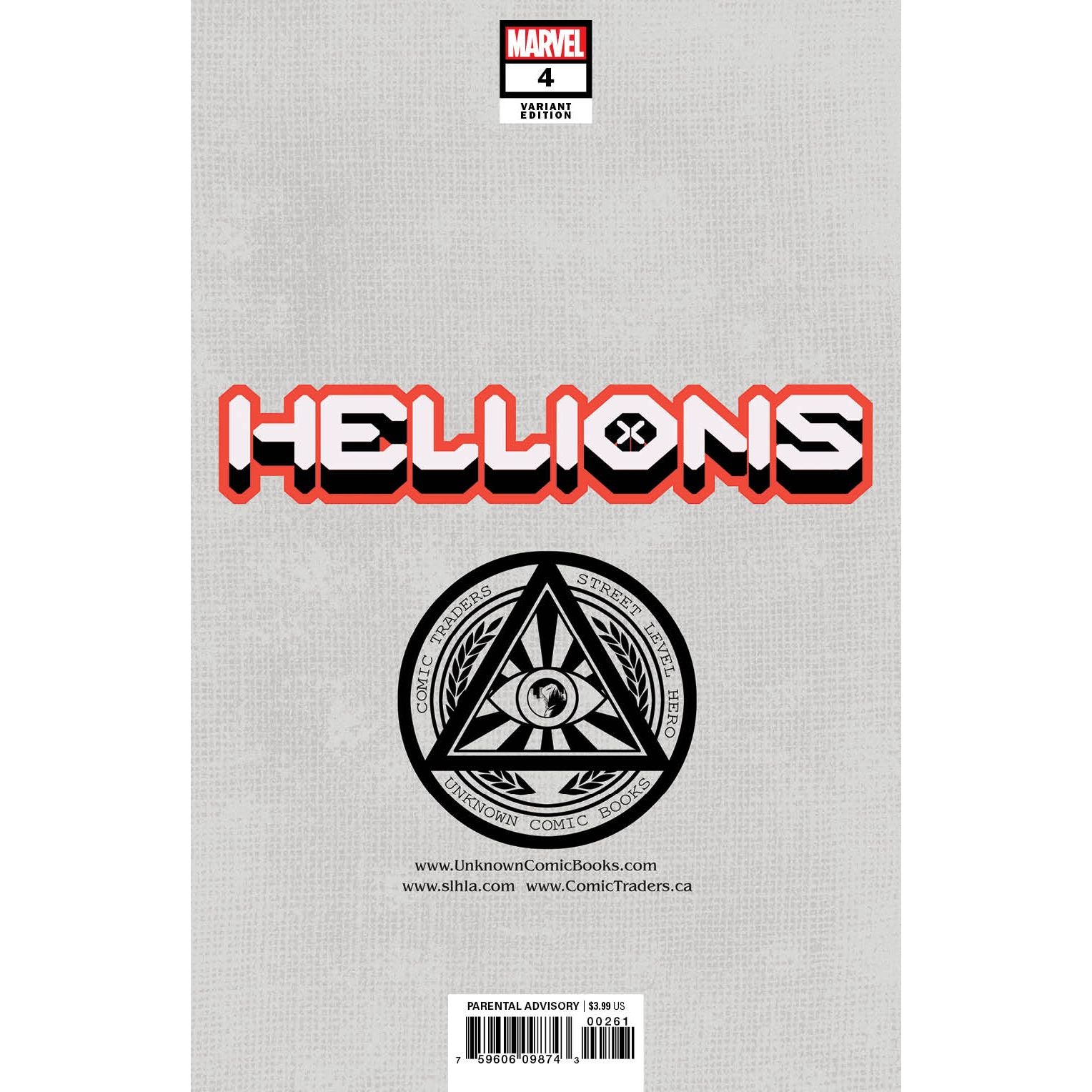 HELLIONS #4 UNKNOWN COMICS JAY ANACLETO EXCLUSIVE VIRGIN VAR (09/16/2020) - Plastic Empire