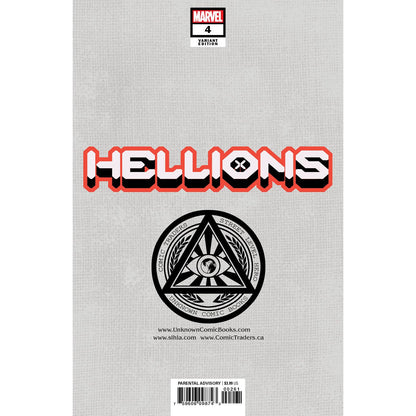 HELLIONS #4 UNKNOWN COMICS JAY ANACLETO EXCLUSIVE VIRGIN VAR (09/16/2020) - Plastic Empire