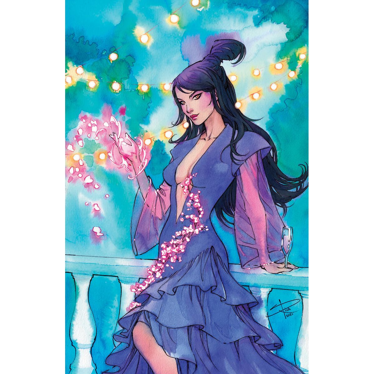 HELLIONS #12 UNKNOWN COMICS SABINE RICH EXCLUSIVE VIRGIN VAR GALA (06/02/2021) - Plastic Empire