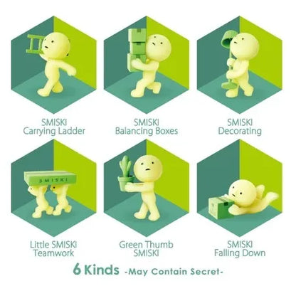 Smiski Moving Series Glow in the Dark Blind Box Minifigure