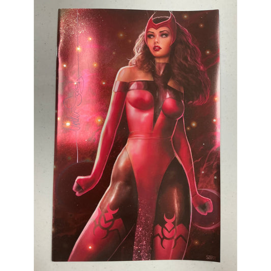 [Signed by Nathan Szerdy] [Foil] AVENGERS #1 UNKNOWN COMICS NATHAN SZERDY EXCLUSIVE VIRGIN VAR [IN STOCK] - Plastic Empire