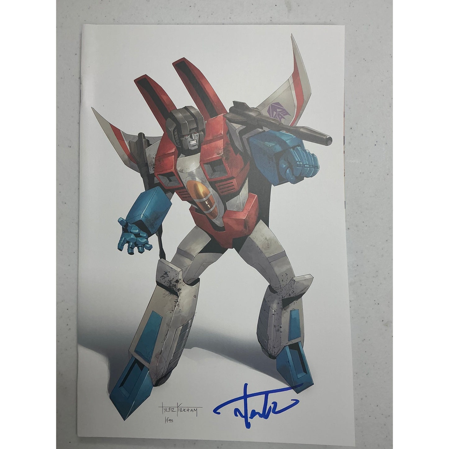 [Signed by Tyler Kirkham] Transformers #18 Unknown Comic Tyler Kirkham Virgin Var [IN STOCK]