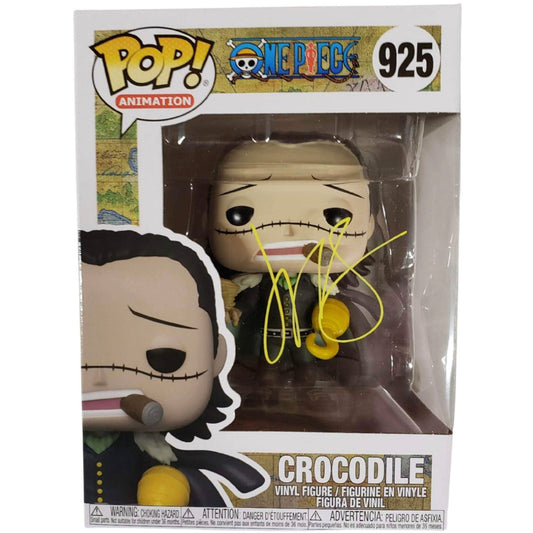 JOHN SWASEY SIGNED CROCODILE ONE PIECE FUNKO POP! AUTOGRAPH IS JSA AUTHENTICATED IN STOCK