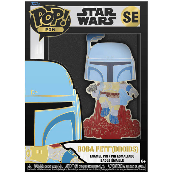 FUNKO POP PIN! NYCC 2022 STAR WARS BOBA FETT DROIDS EXCLUSIVE IN STOCK