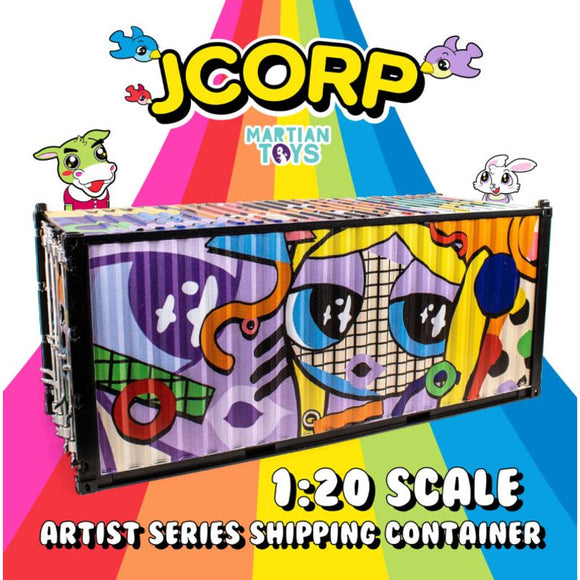 MARTIAN TOYS KaPOW PUFF GIRLS CONTAINER BY JCORP IN STOCK