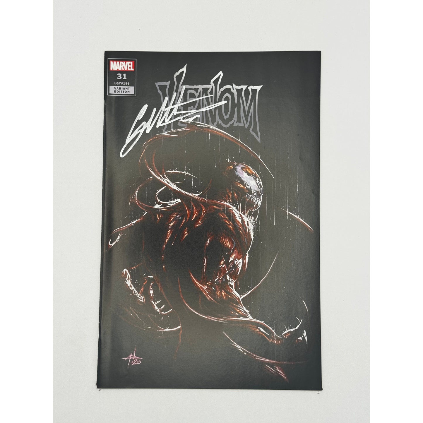 [Signed by Gabriele Dell'Otto] Venom #31 Unknown Comics Gabriele Dell_Otto Exclusive Carnage Var Kib [INST]