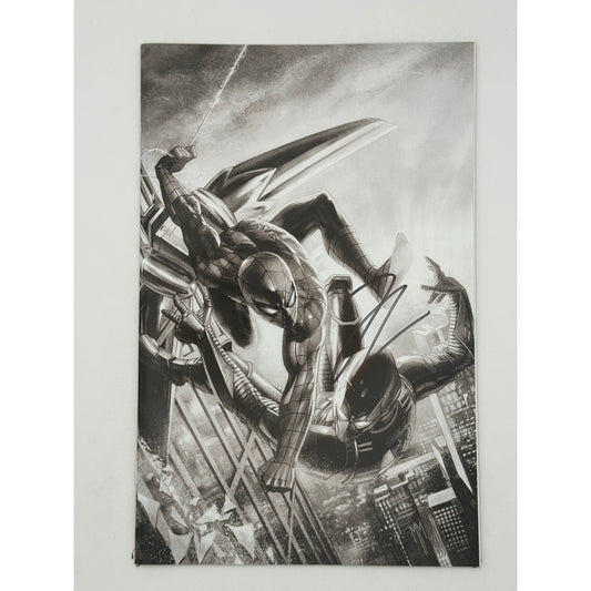 [Signed by Hickman] Ultimate Spider-Man #1 B&W CON VIRGIN Unknown Comics Matrazzo Exclusive Var [INST] 3rd PTG